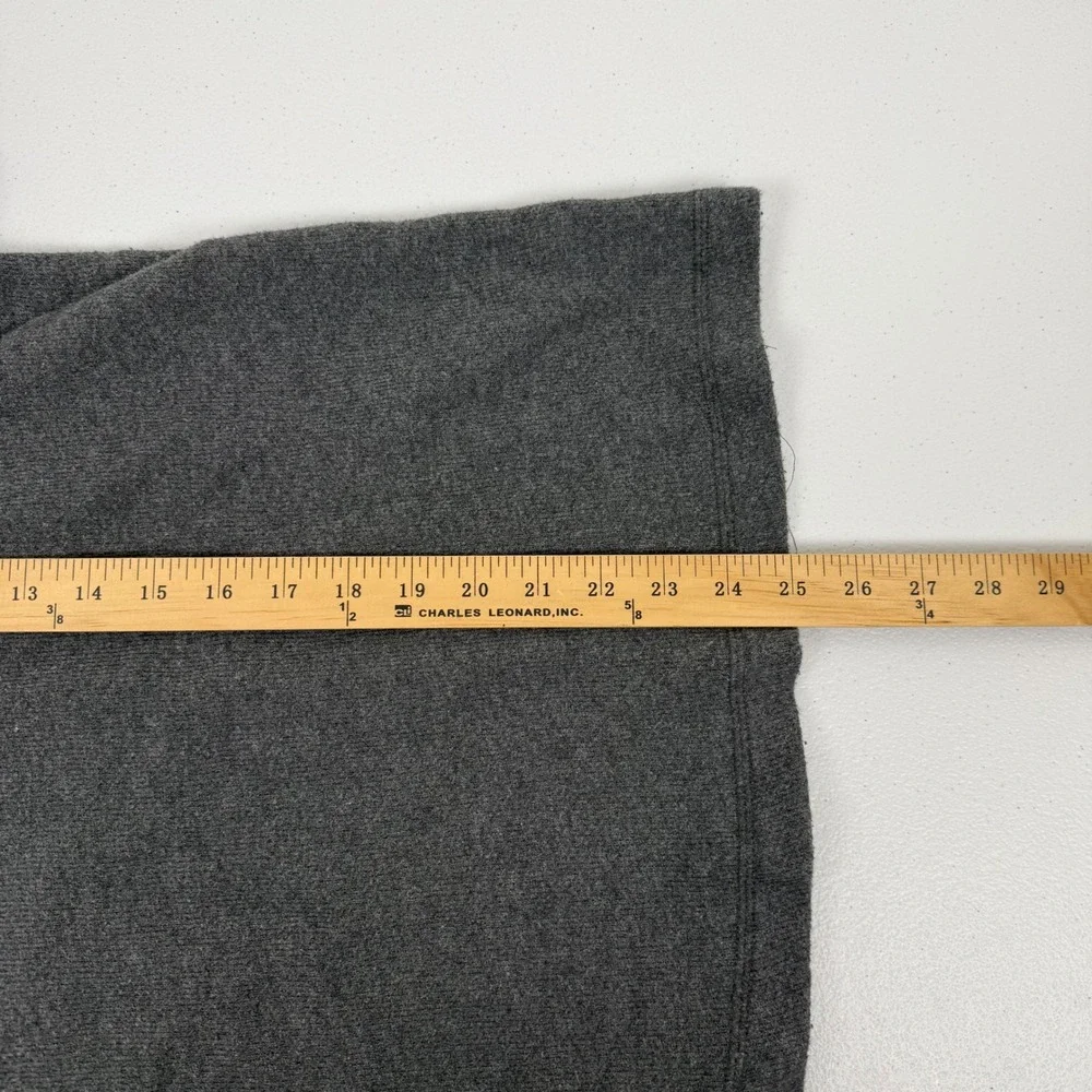 Tommy Bahama Mens XL Gray Textured Knit Long Sleeve Crewneck Sweater Marlin Logo